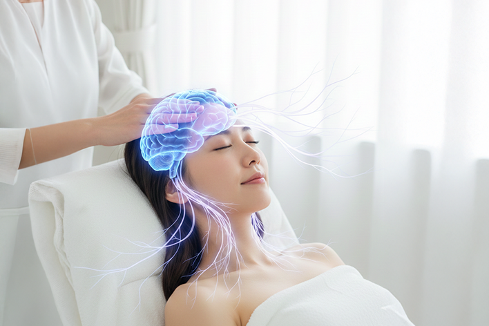再生睡眠ヘッドスパBRAIN SLEEP RESET